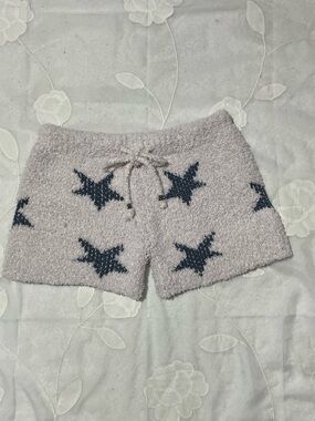 Closet Pink Cozy Star Knit Lounge Shorts